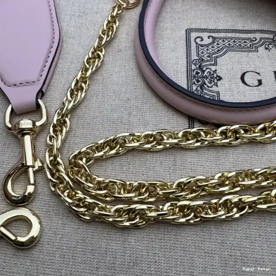 Hyperpeter leather GG GUCCI matelassé top handle bag 0501